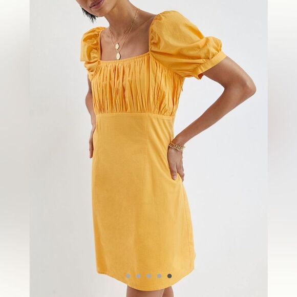 Forever That Girl Gathered Puff Sleeve Mini Dress - Picture 5 of 5